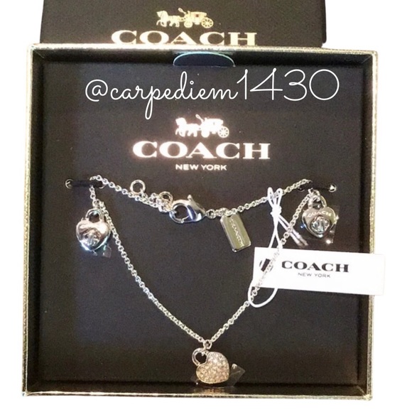 Coach Heart Turnlock Bracelet - Picture 1 of 7